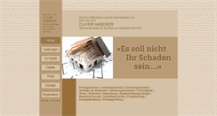 Desktop Screenshot of baugutachten-haberer.de