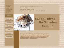 Tablet Screenshot of baugutachten-haberer.de